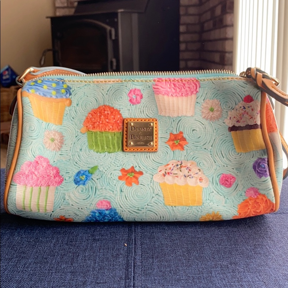 Dooney and Bourke cupcake barrel.
